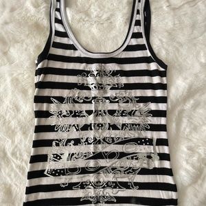 Bebe striped tank
